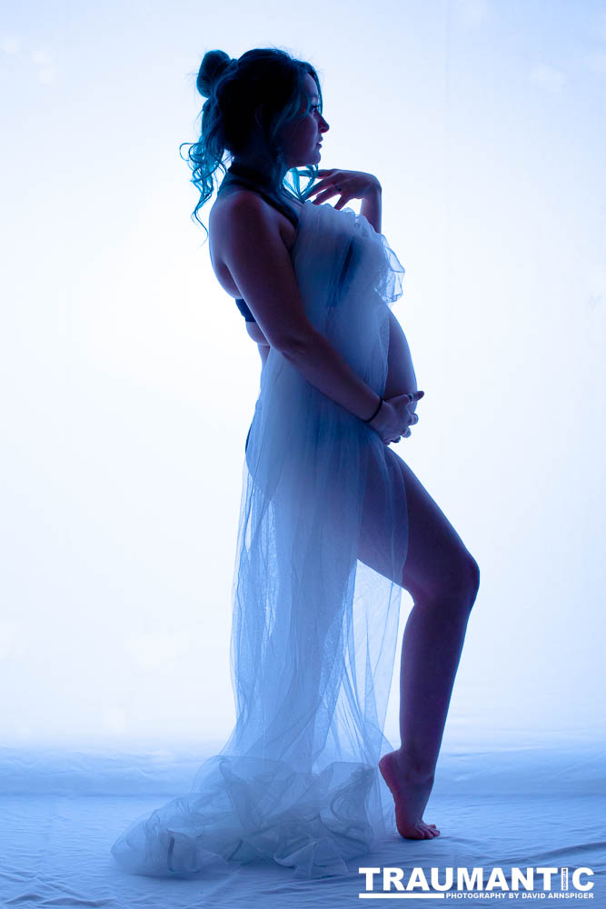 Mollie asked me to do a silhouette baby bump session.
