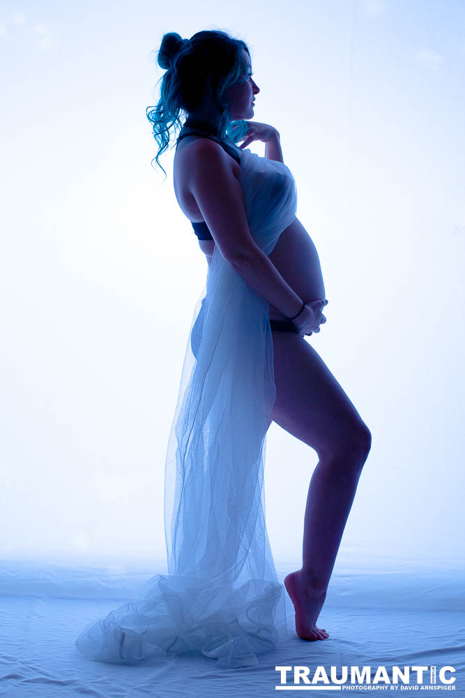 Mollie asked me to do a silhouette baby bump session.
