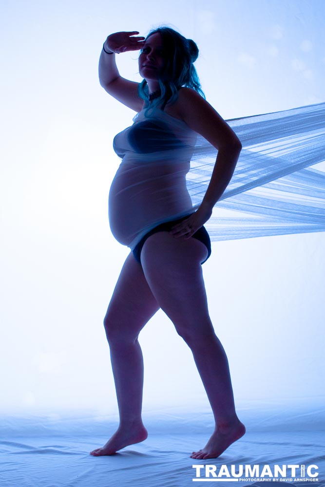Mollie asked me to do a silhouette baby bump session.