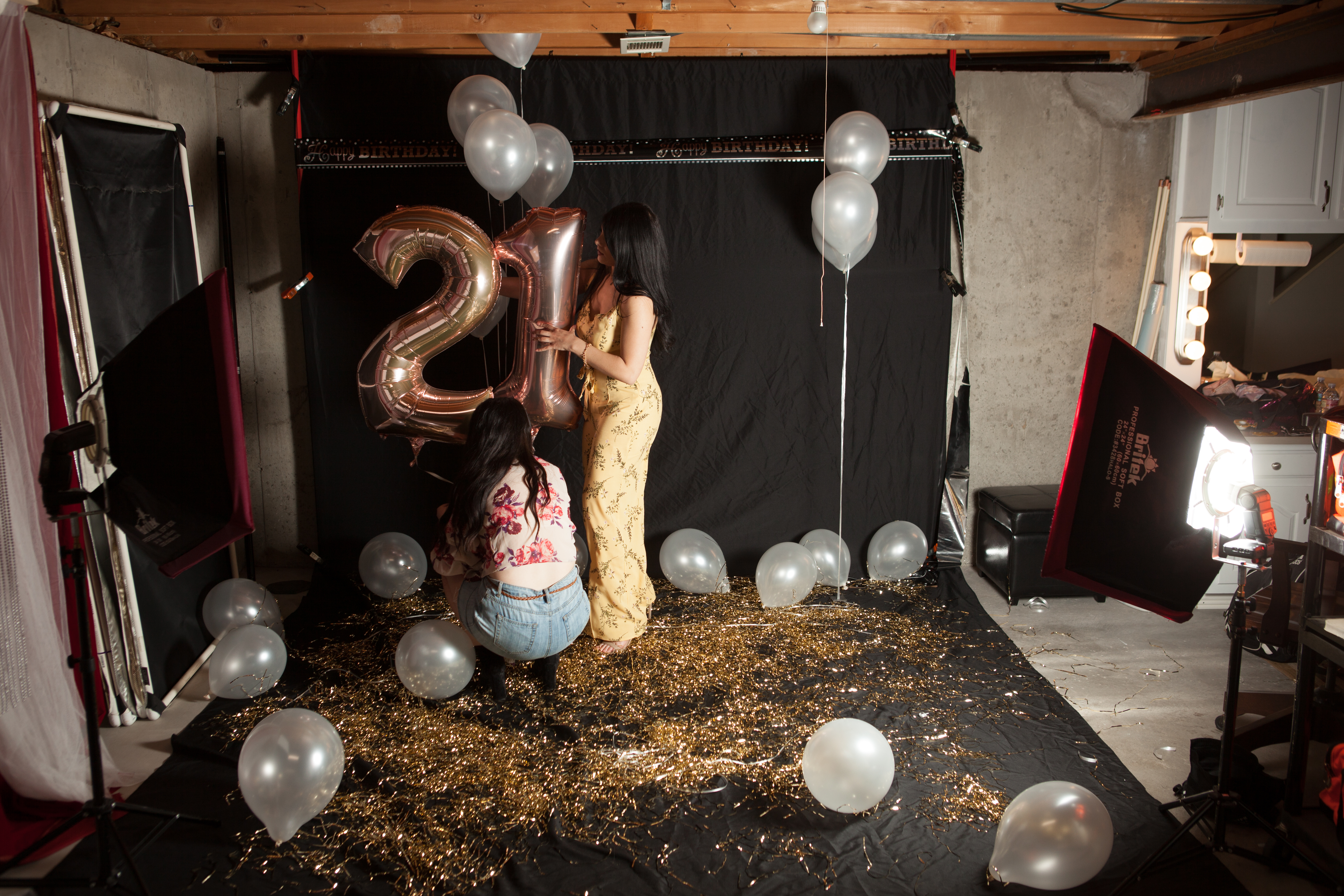 Third shoot with Amanda and Nancy.  This time the theme was celebrating their 21st birthdays.