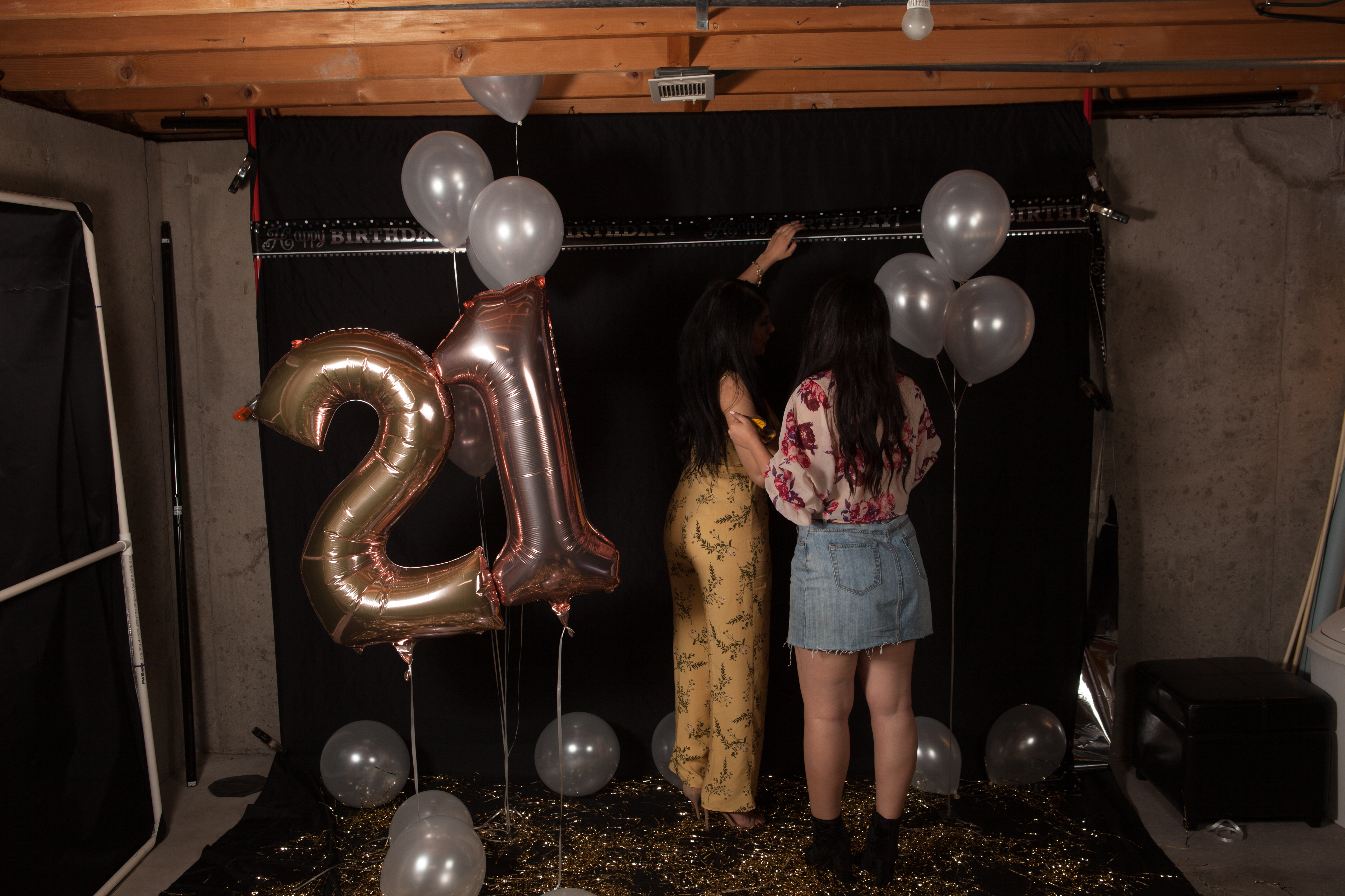 Third shoot with Amanda and Nancy.  This time the theme was celebrating their 21st birthdays.