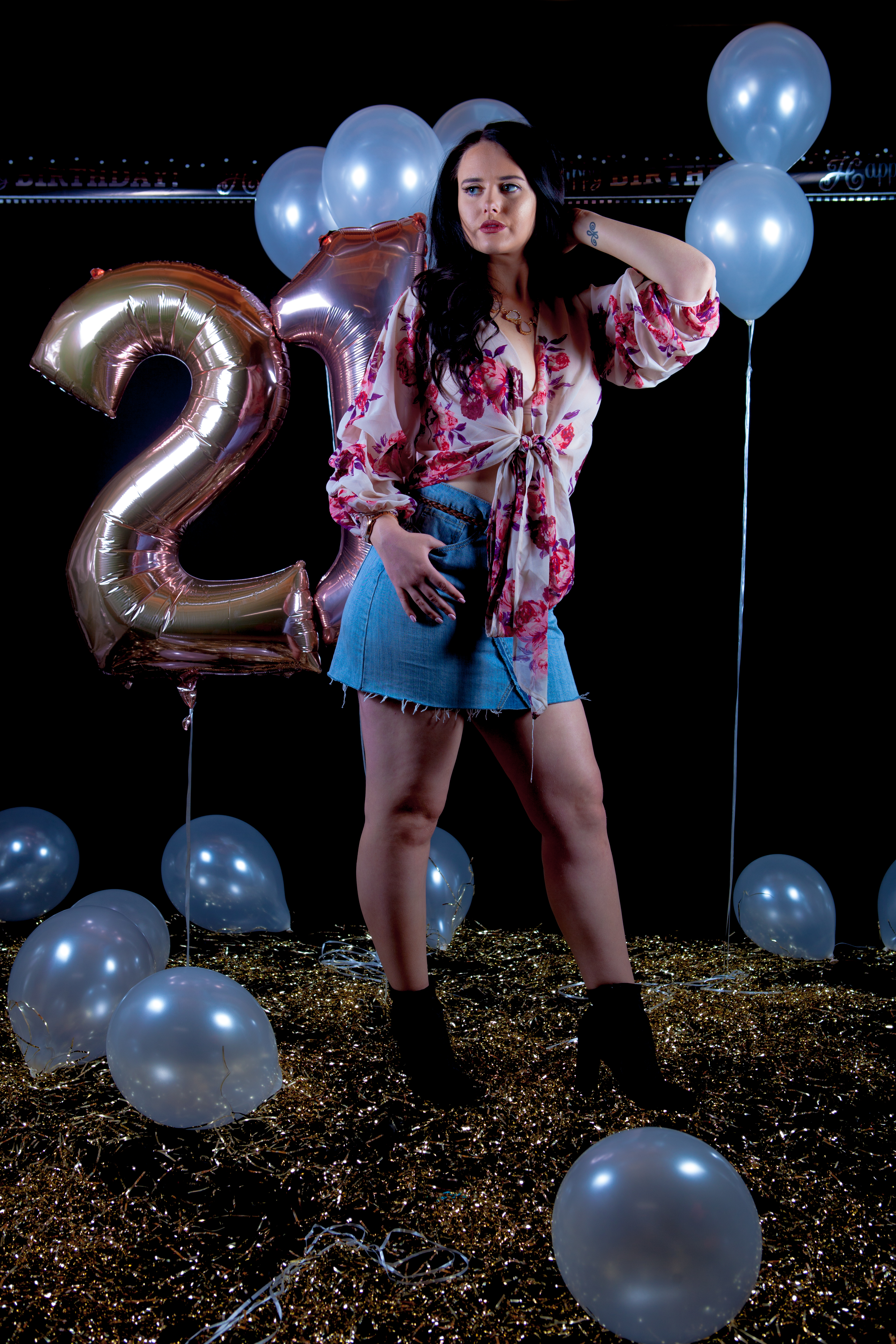 Third shoot with Amanda and Nancy.  This time the theme was celebrating their 21st birthdays.
