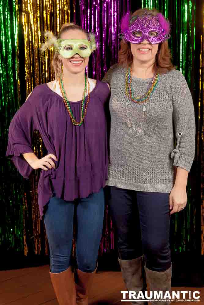 Portraits from the photo booth at the annual Comedy Night for Animal House.