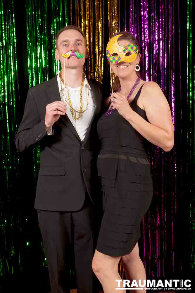 Portraits from the photo booth at the annual Comedy Night for Animal House.