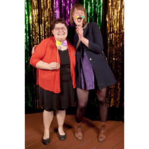 Portraits from the photo booth at the annual Comedy Night for Animal House.