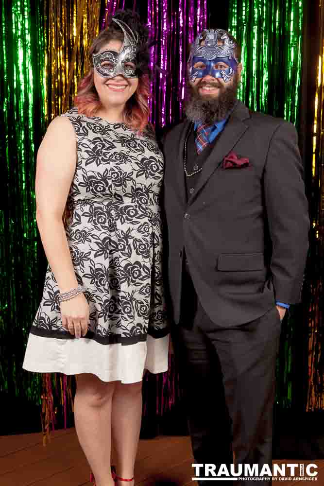 Portraits from the photo booth at the annual Comedy Night for Animal House.