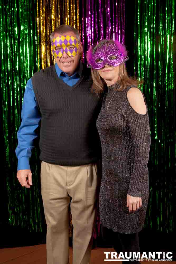 Portraits from the photo booth at the annual Comedy Night for Animal House.