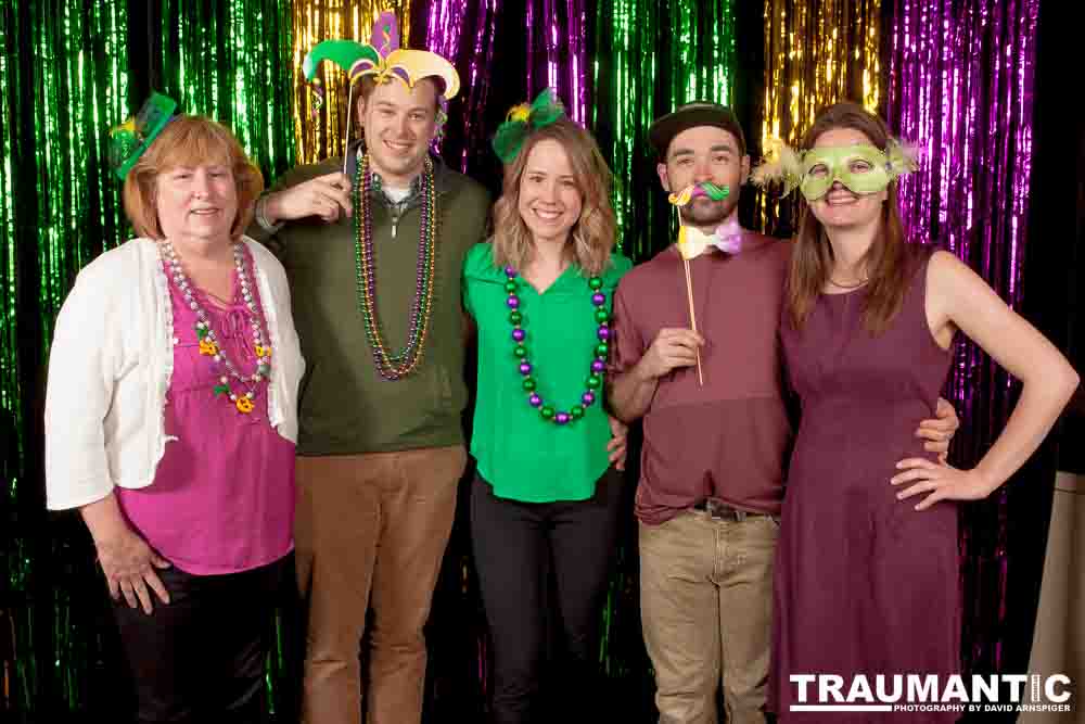 Portraits from the photo booth at the annual Comedy Night for Animal House.