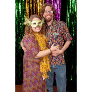 Portraits from the photo booth at the annual Comedy Night for Animal House.