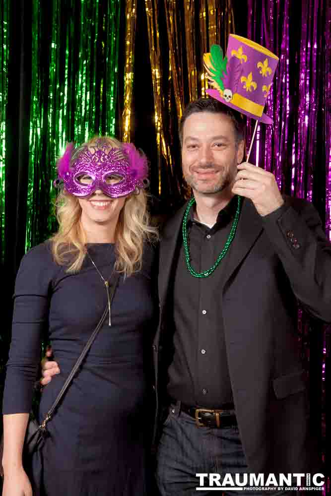 Portraits from the photo booth at the annual Comedy Night for Animal House.