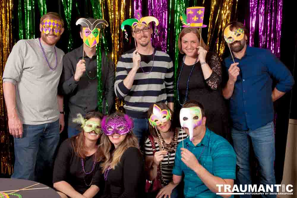 Portraits from the photo booth at the annual Comedy Night for Animal House.