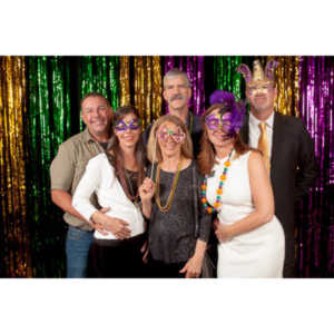 Portraits from the photo booth at the annual Comedy Night for Animal House.