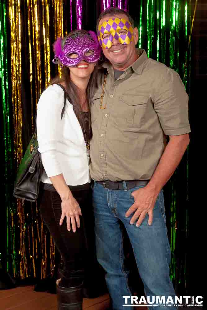 Portraits from the photo booth at the annual Comedy Night for Animal House.