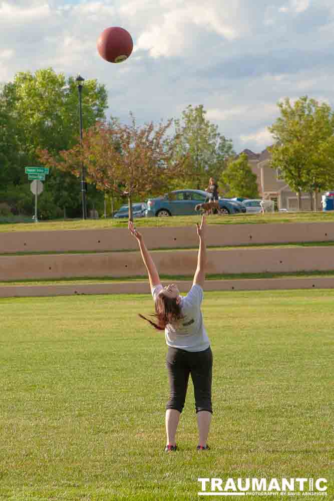 My co-workers at Forney Industries have a kickball team.  I went out and photographed their second game of the season.