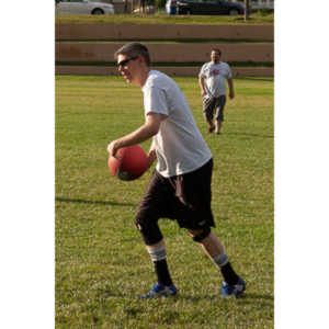 My co-workers at Forney Industries have a kickball team.  I went out and photographed their second game of the season.