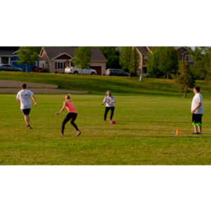 My co-workers at Forney Industries have a kickball team.  I went out and photographed their second game of the season.