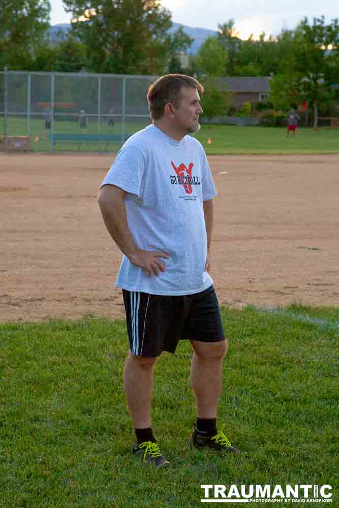 My co-workers at Forney Industries have a kickball team.  I went out and photographed their second game of the season.
