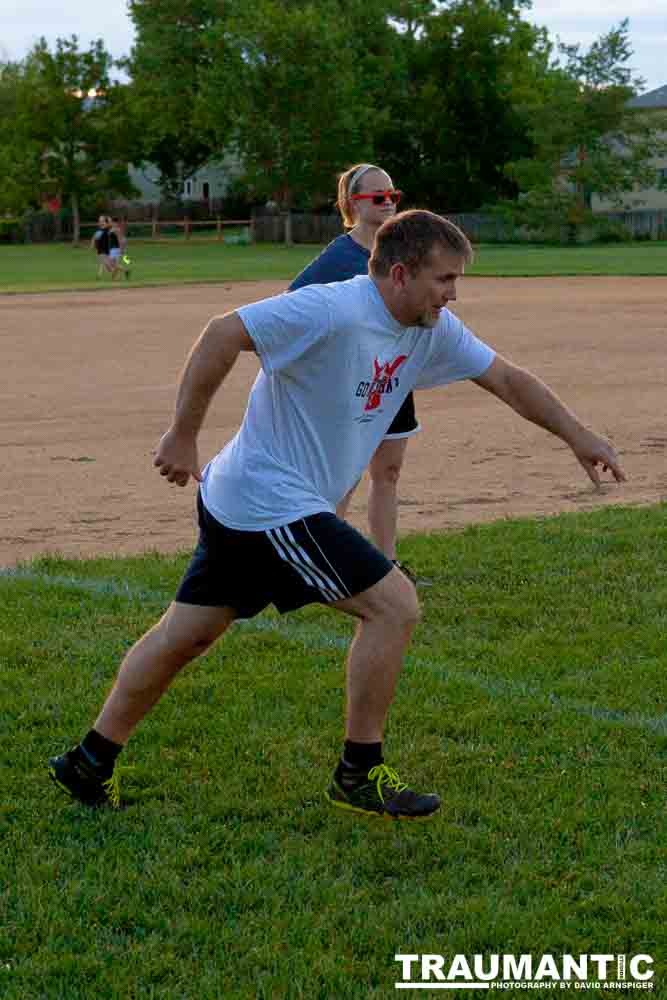 My co-workers at Forney Industries have a kickball team.  I went out and photographed their second game of the season.