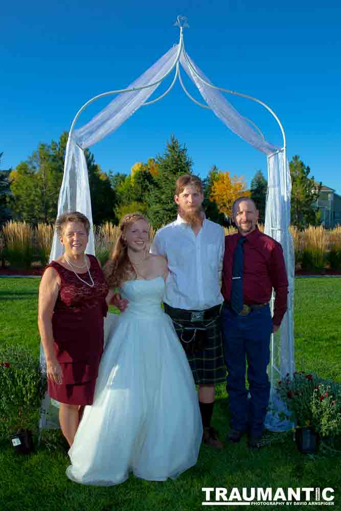 I had the honor of photographing my friend Emily's wedding to Greg Adkins.