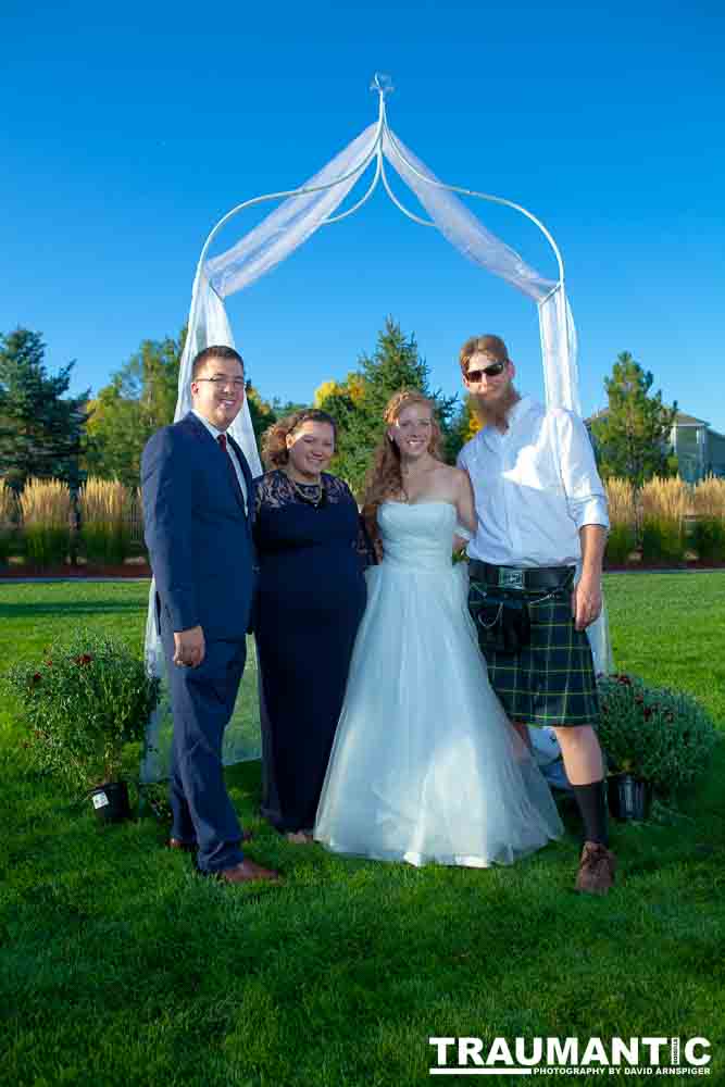 I had the honor of photographing my friend Emily's wedding to Greg Adkins.