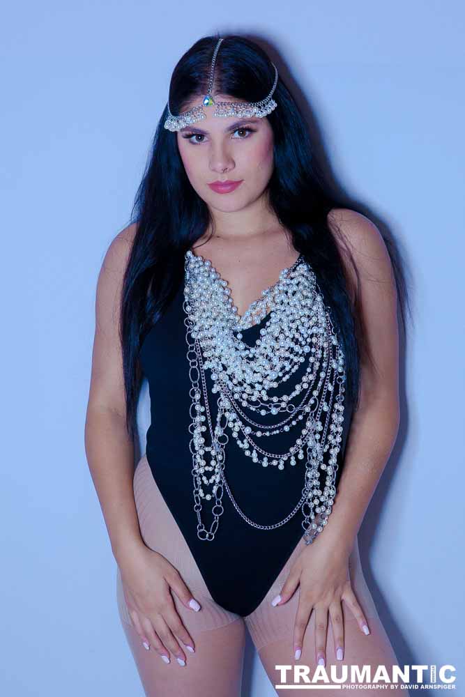 Amanda and Nancy were representing a jewelry line.  This is what we came up with.