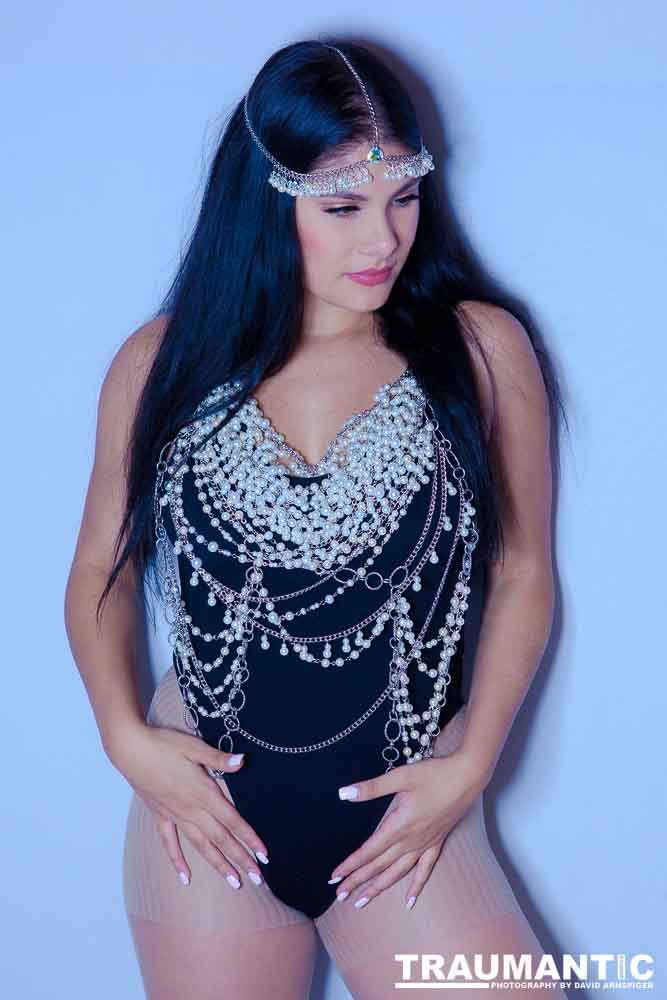 Amanda and Nancy were representing a jewelry line.  This is what we came up with.