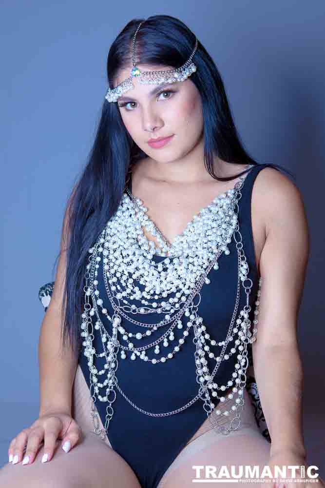 Amanda and Nancy were representing a jewelry line.  This is what we came up with.