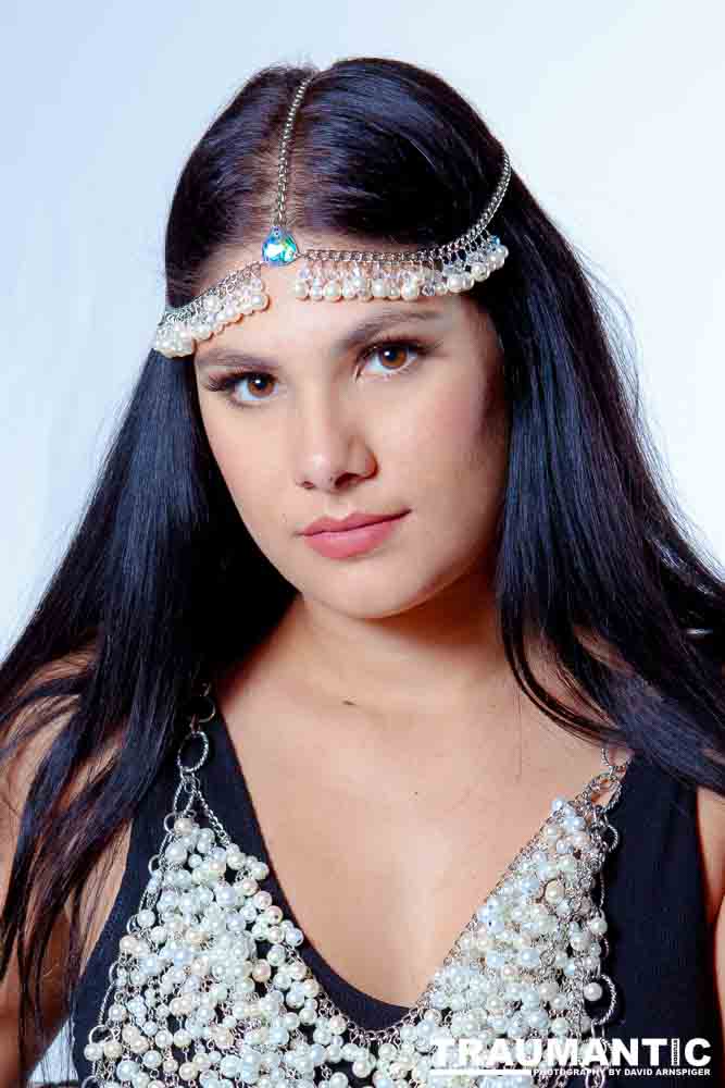 Amanda and Nancy were representing a jewelry line.  This is what we came up with.