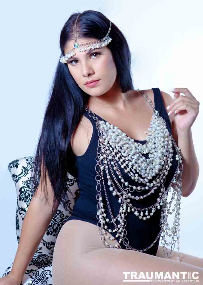 Amanda and Nancy were representing a jewelry line.  This is what we came up with.