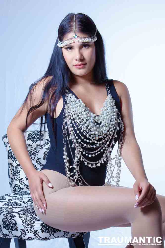 Amanda and Nancy were representing a jewelry line.  This is what we came up with.