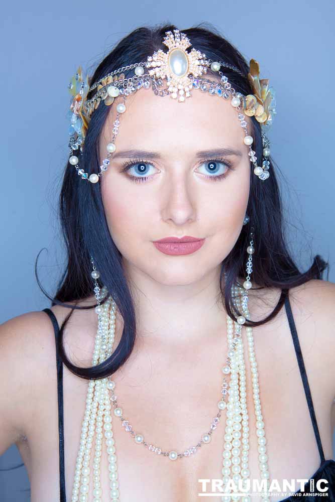 Amanda and Nancy were representing a jewelry line.  This is what we came up with.