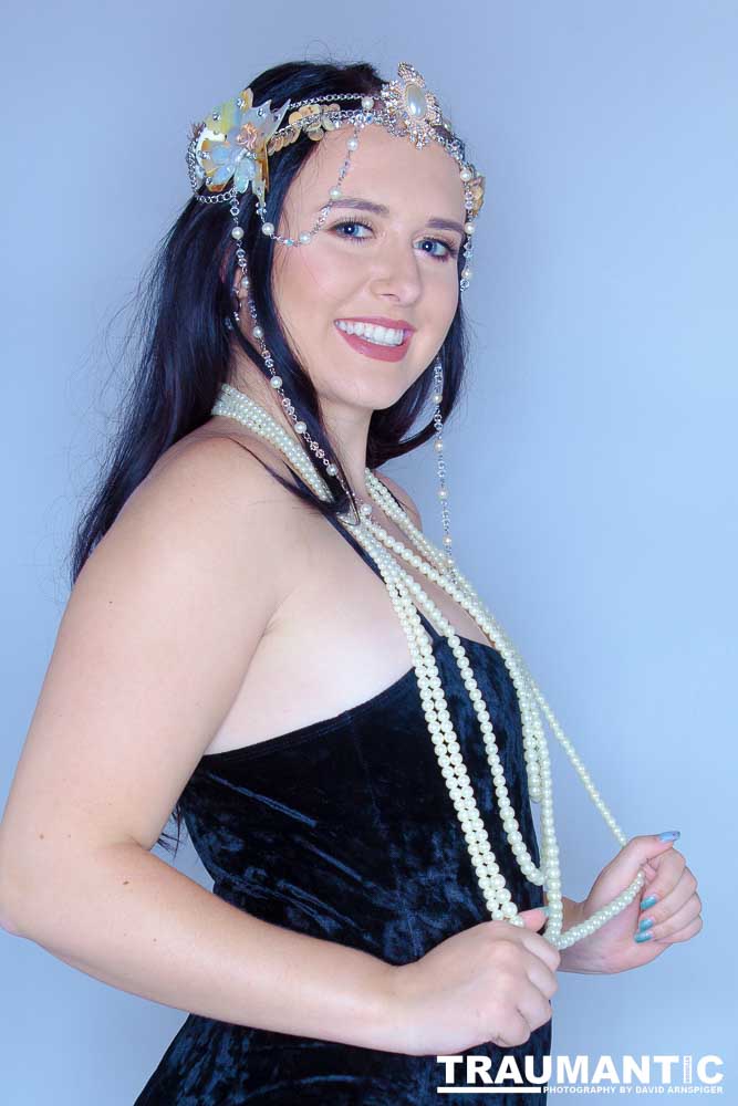 Amanda and Nancy were representing a jewelry line.  This is what we came up with.