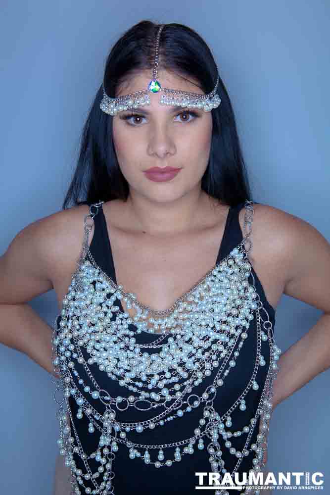 Amanda and Nancy were representing a jewelry line.  This is what we came up with.