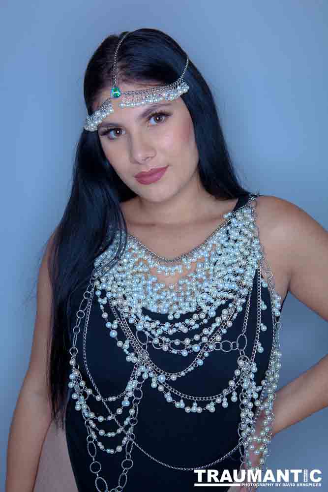 Amanda and Nancy were representing a jewelry line.  This is what we came up with.