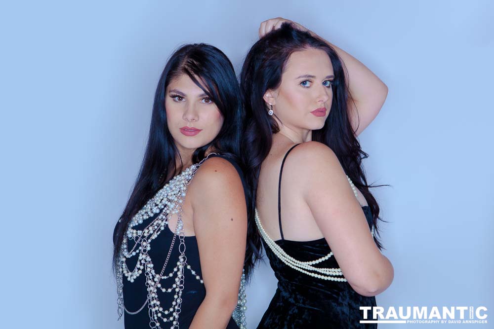 Amanda and Nancy were representing a jewelry line.  This is what we came up with.