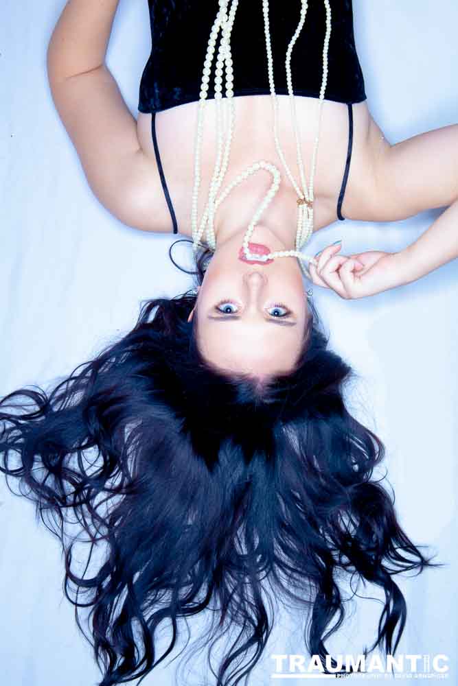 Amanda and Nancy were representing a jewelry line.  This is what we came up with.