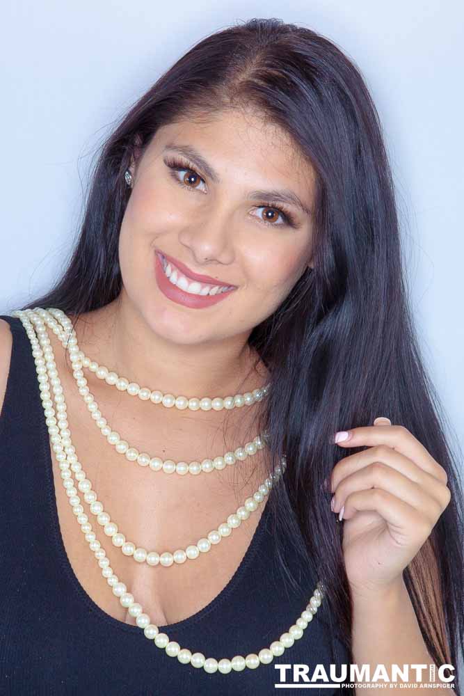 Amanda and Nancy were representing a jewelry line.  This is what we came up with.