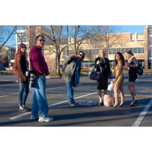 A group shoot with a New Year's Theme.  Seven photographers and 4 models.  I didn't get many shots in, but I had fun.