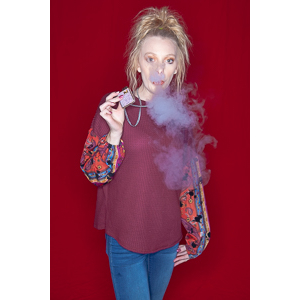 Austin asked if she and Mary could come over with their friend Kat and do a quick shoot with a Vaping theme.  Here's what we were able to do on short notice.