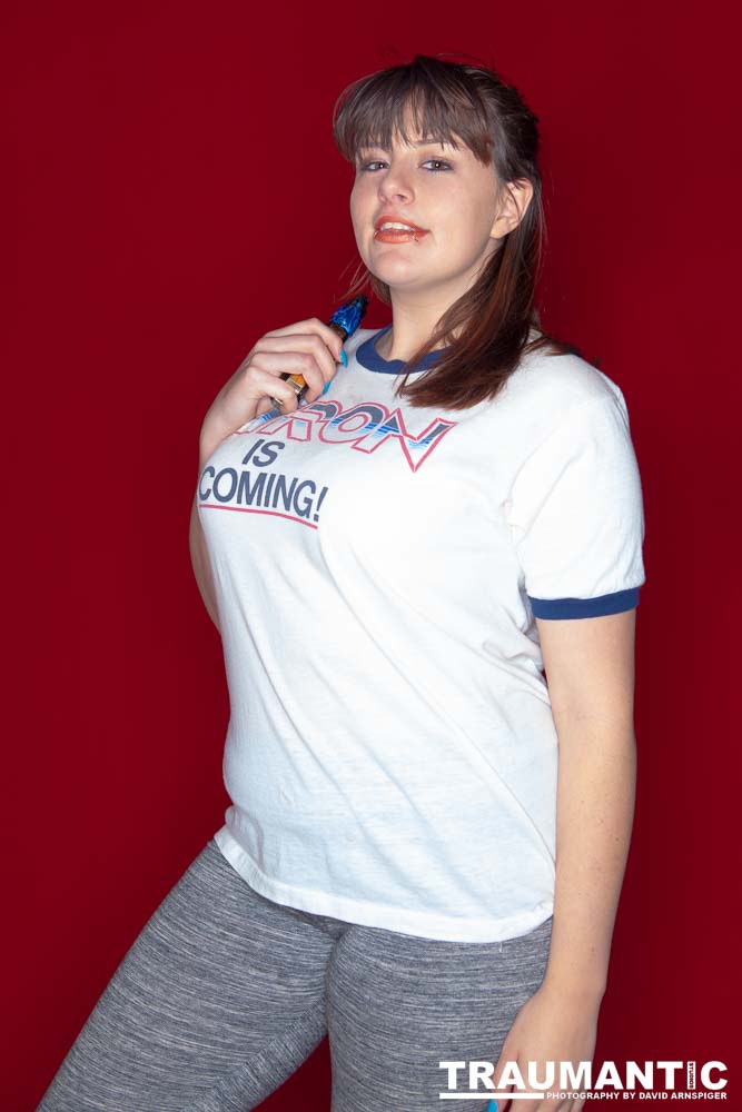 Austin asked if she and Mary could come over with their friend Kat and do a quick shoot with a Vaping theme.  Here's what we were able to do on short notice.