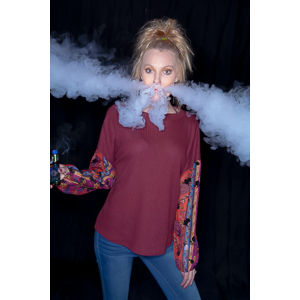 Austin asked if she and Mary could come over with their friend Kat and do a quick shoot with a Vaping theme.  Here's what we were able to do on short notice.