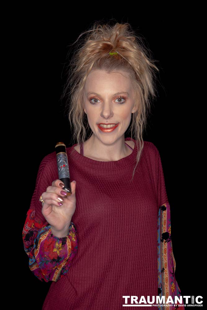 Austin asked if she and Mary could come over with their friend Kat and do a quick shoot with a Vaping theme.  Here's what we were able to do on short notice.