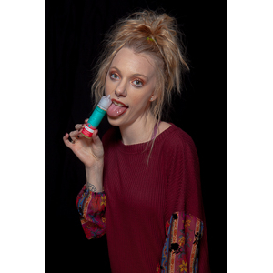 Austin asked if she and Mary could come over with their friend Kat and do a quick shoot with a Vaping theme.  Here's what we were able to do on short notice.