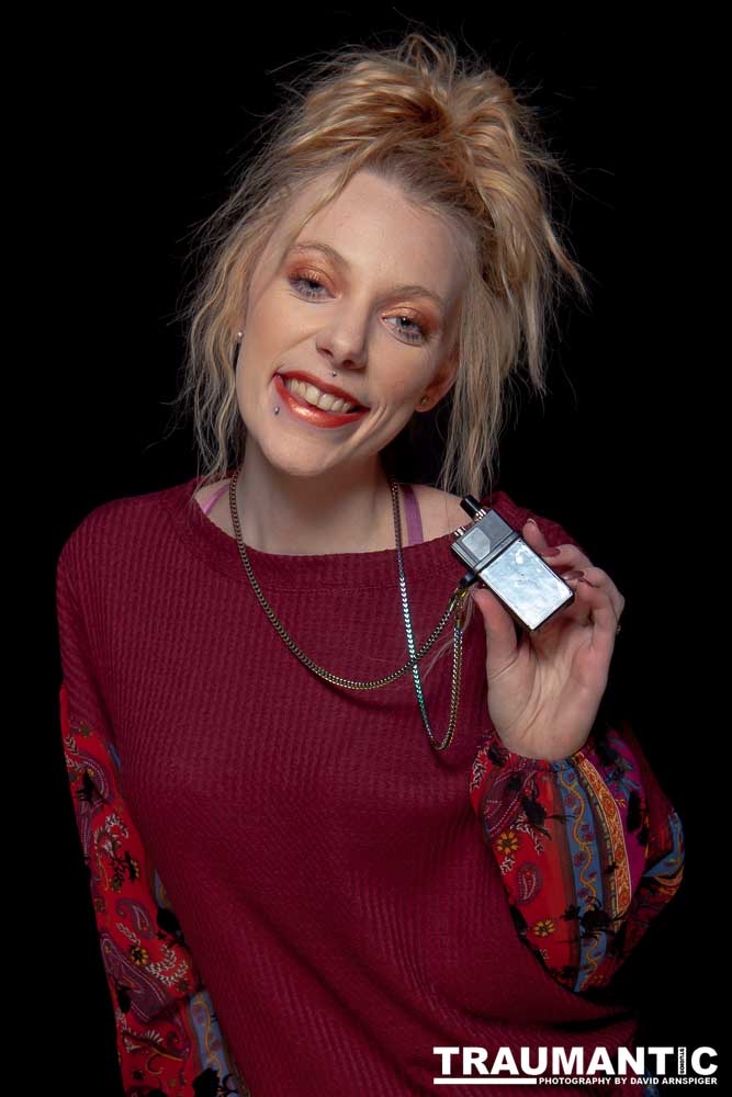 Austin asked if she and Mary could come over with their friend Kat and do a quick shoot with a Vaping theme.  Here's what we were able to do on short notice.