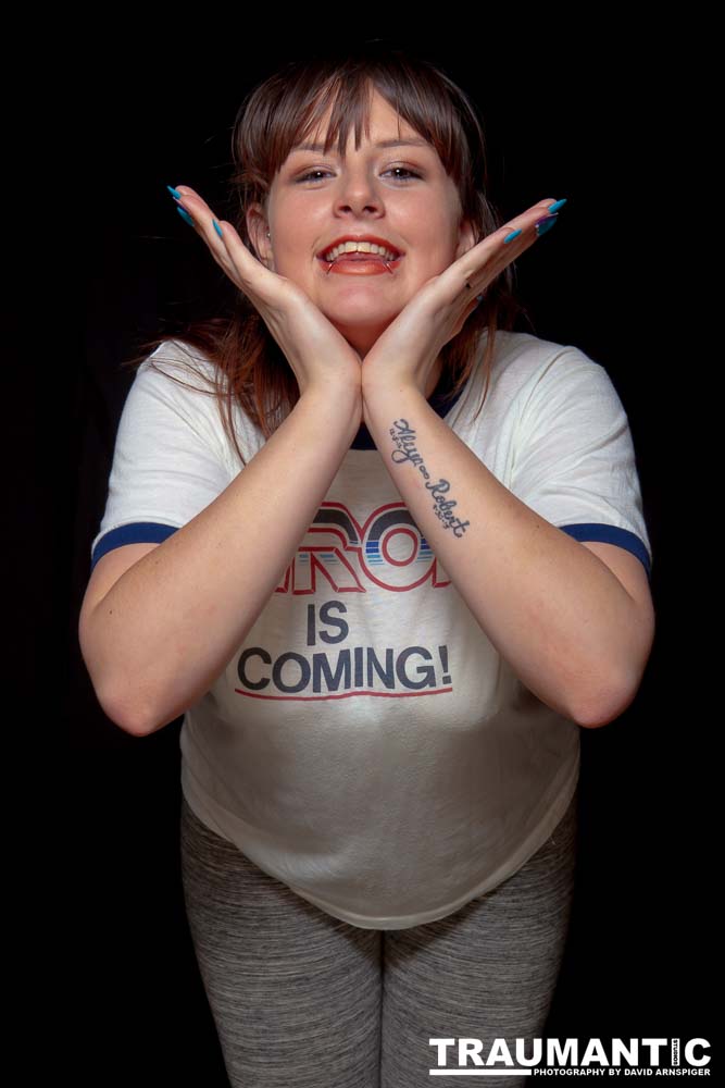 Austin asked if she and Mary could come over with their friend Kat and do a quick shoot with a Vaping theme.  Here's what we were able to do on short notice.