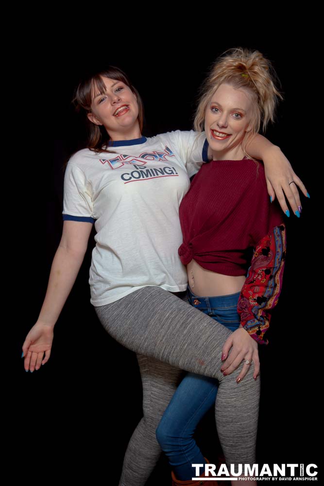 Austin asked if she and Mary could come over with their friend Kat and do a quick shoot with a Vaping theme.  Here's what we were able to do on short notice.