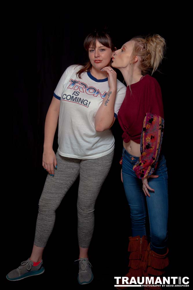 Austin asked if she and Mary could come over with their friend Kat and do a quick shoot with a Vaping theme.  Here's what we were able to do on short notice.