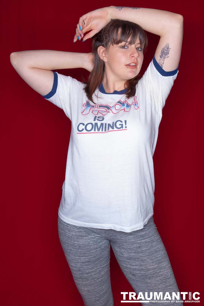 Austin asked if she and Mary could come over with their friend Kat and do a quick shoot with a Vaping theme.  Here's what we were able to do on short notice.