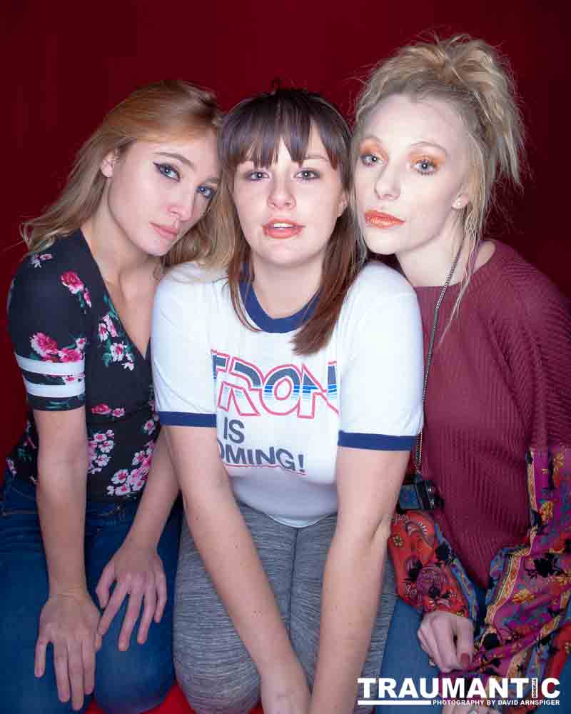 Austin asked if she and Mary could come over with their friend Kat and do a quick shoot with a Vaping theme.  Here's what we were able to do on short notice.