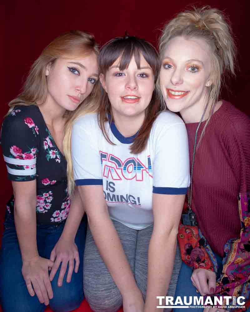 Austin asked if she and Mary could come over with their friend Kat and do a quick shoot with a Vaping theme.  Here's what we were able to do on short notice.